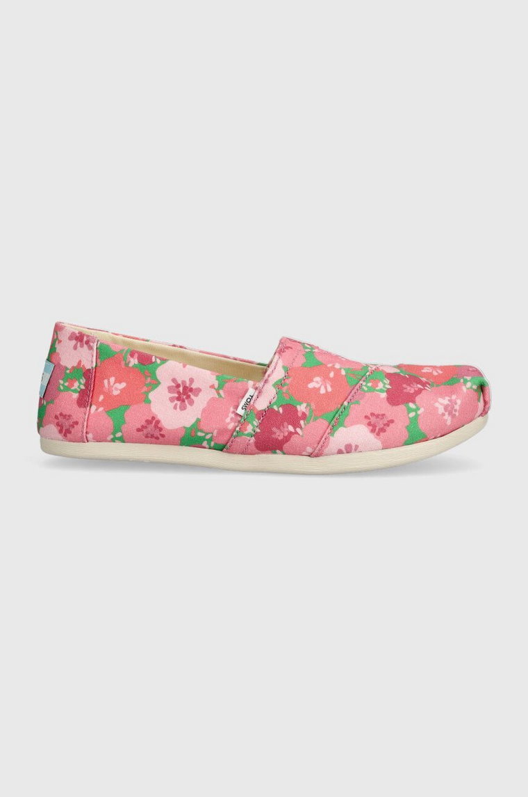 Toms espadryle Alpargata kolor różowy 10019697