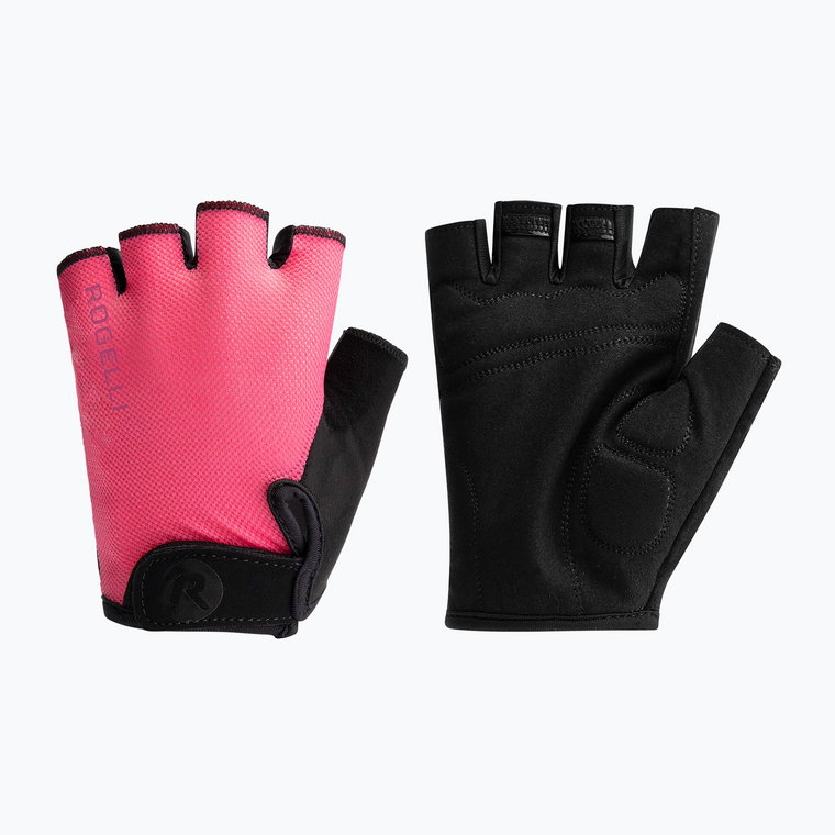 Rękawiczki rowerowe damskie Rogelli Core pink