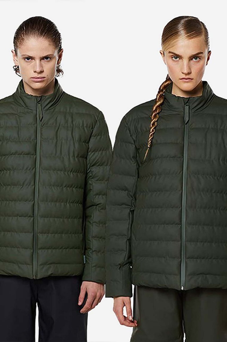 Rains kurtka Trekker Jacket 1543 kolor zielony przejściowa 1543.GREEN