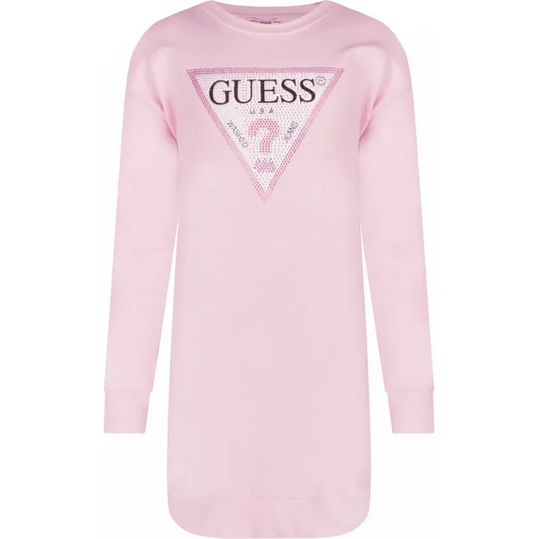 Guess Sukienka FRENCH TERRY LS