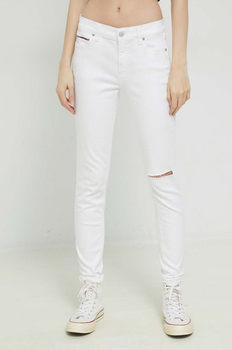 Tommy Jeans jeansy damskie medium waist