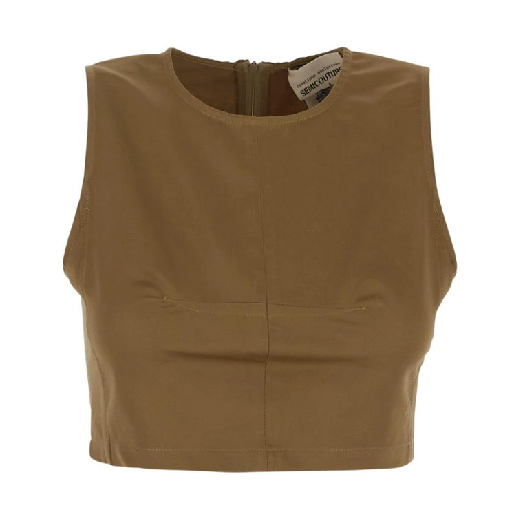 Sleeveless Tops Semicouture