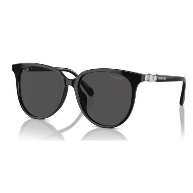 Czarne/Ciemnoszare Okulary przeciwsłoneczne Sk6023D Swarovski