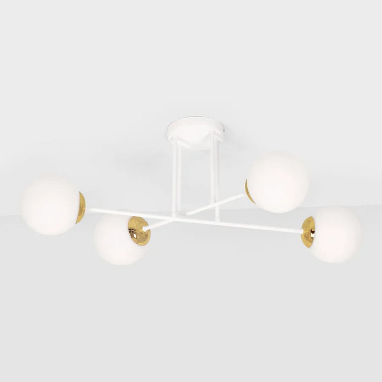 Biała nowoczesna lampa sufitowa - A493-Ixela