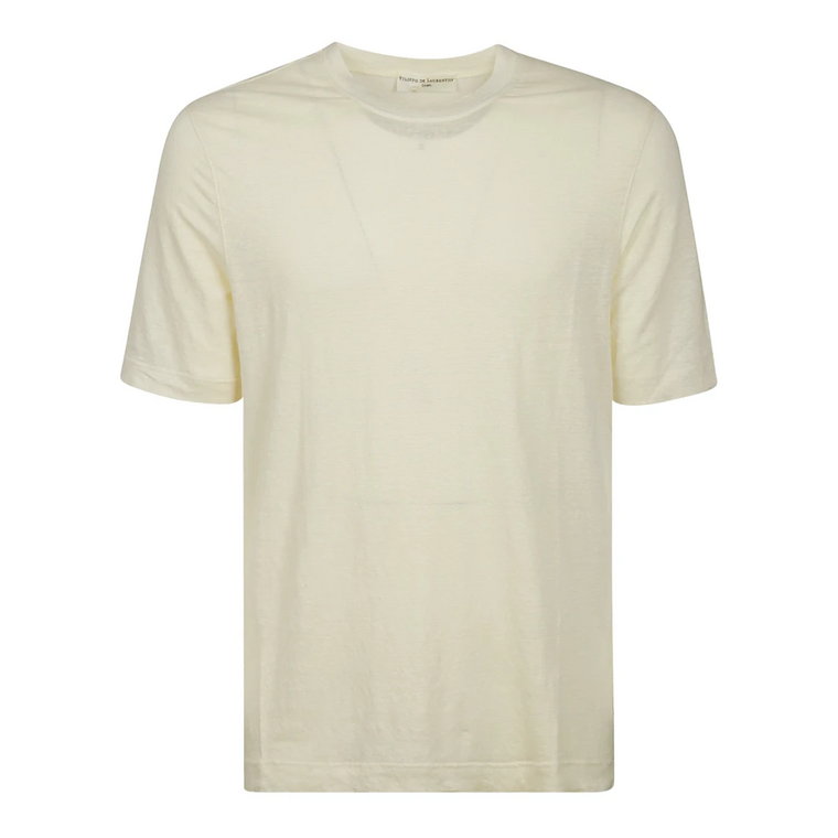 Linen T-shirt, półrękaw Filippo De Laurentiis