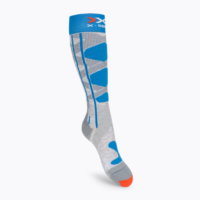 Skarpety narciarskie damskie X-Socks Ski Control 4.0 grey melange/turquoise