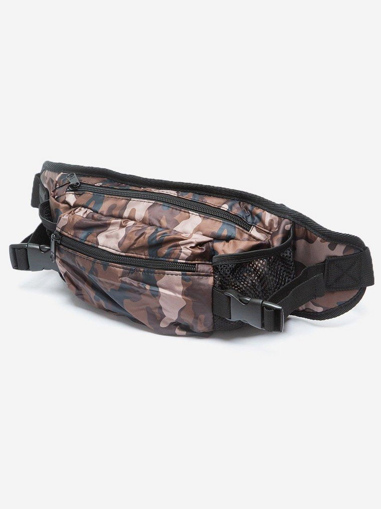 Nylon Hip Bag Black Brown Camo TB2261