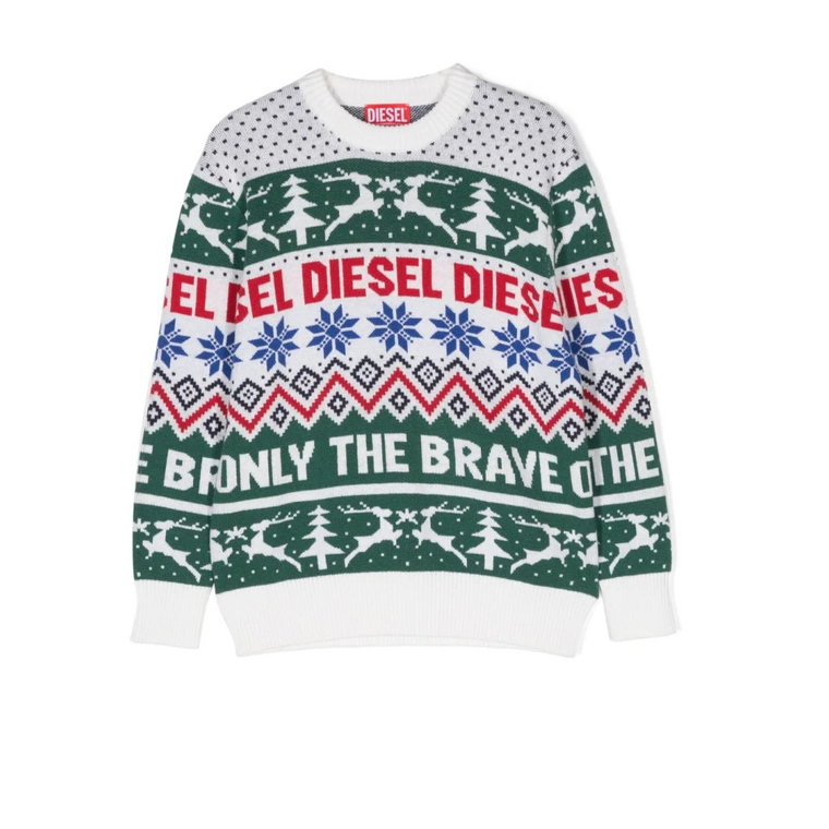 Świąteczne swetry dla chłopców Diesel