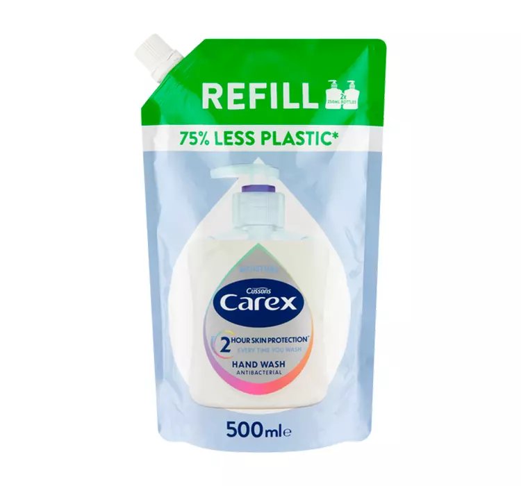 CAREX MOISTURE MYDŁO ANTYBAKTERYJNE DO RĄK W PŁYNIE REFILL 500ML