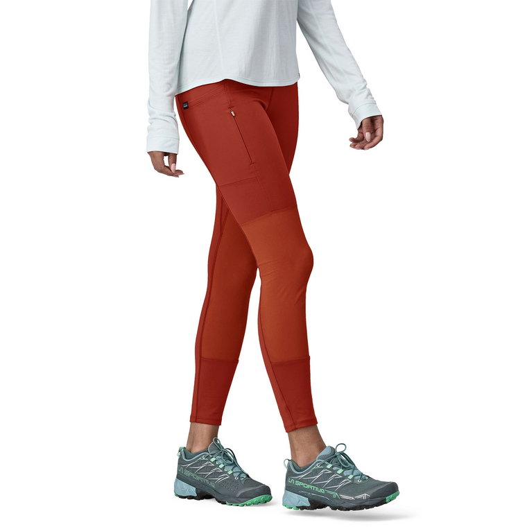 Damskie legginsy trekkingowe W's Patagonia Pack Out Hike Tights mangrove red - XS