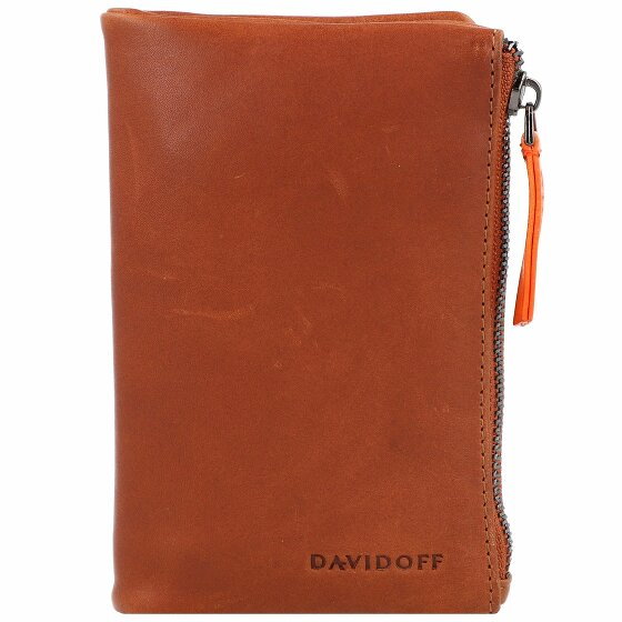 Davidoff Portfel Essentials RFID Skóra 9,5 cm cognac