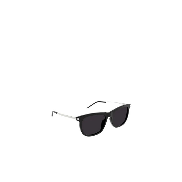 Metalowe okulary przeciwsłoneczne z ochroną Uva/Uvb Saint Laurent
