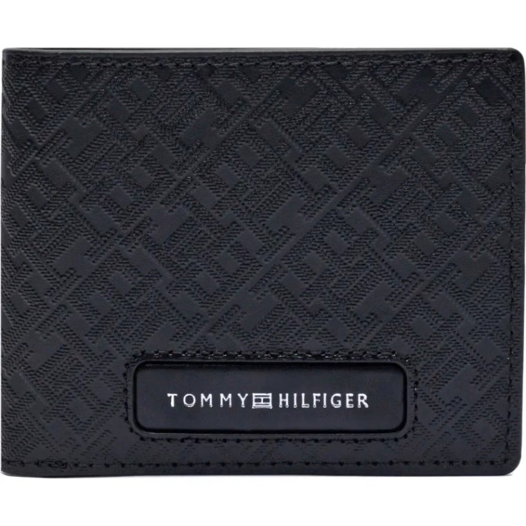 Tommy Hilfiger Skórzany portfel TH MONOGRAM MINI