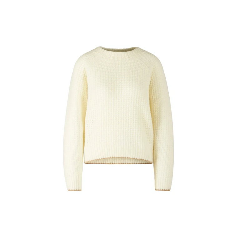 Off-White Luźny Sweter Marc Cain