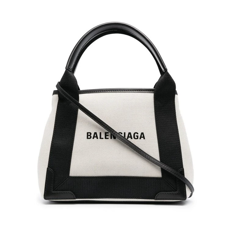 Stylowa torba torebka w dwóch kolorach z nadrukiem logo Balenciaga