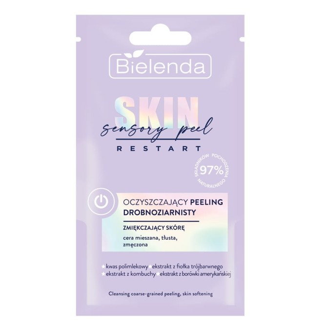 Bielenda Skin Restart Sensory Peel oczyszczający peeling drobnoziarnisty 8g