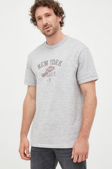 Polo Ralph Lauren t-shirt 710865473002 męski kolor szary z nadrukiem