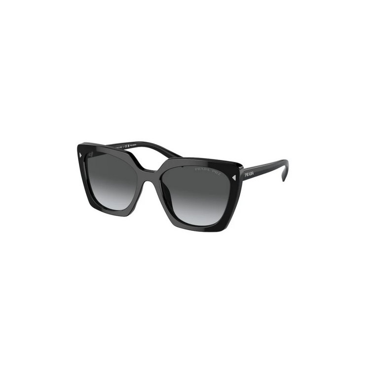 Czarne Okulary Przeciwsłoneczne z Gradientem Prada