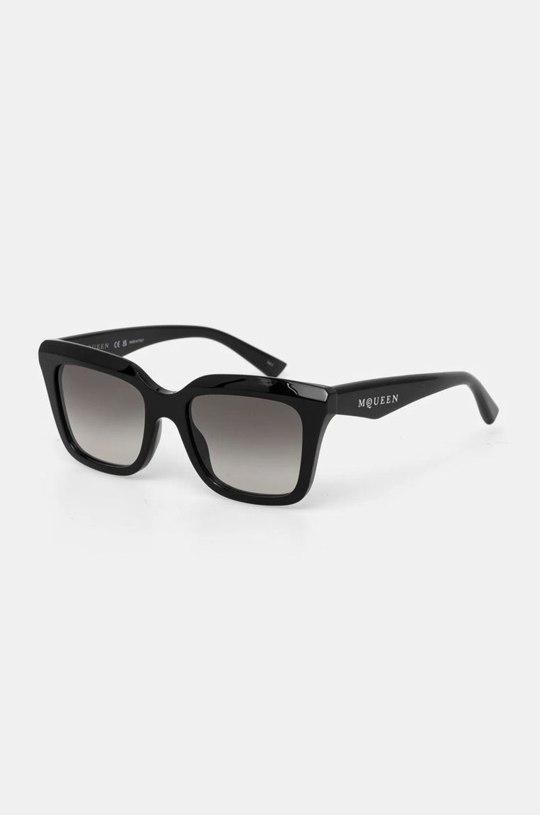 Alexander McQueen okulary przeciwsłoneczne damskie kolor czarny AM0473S