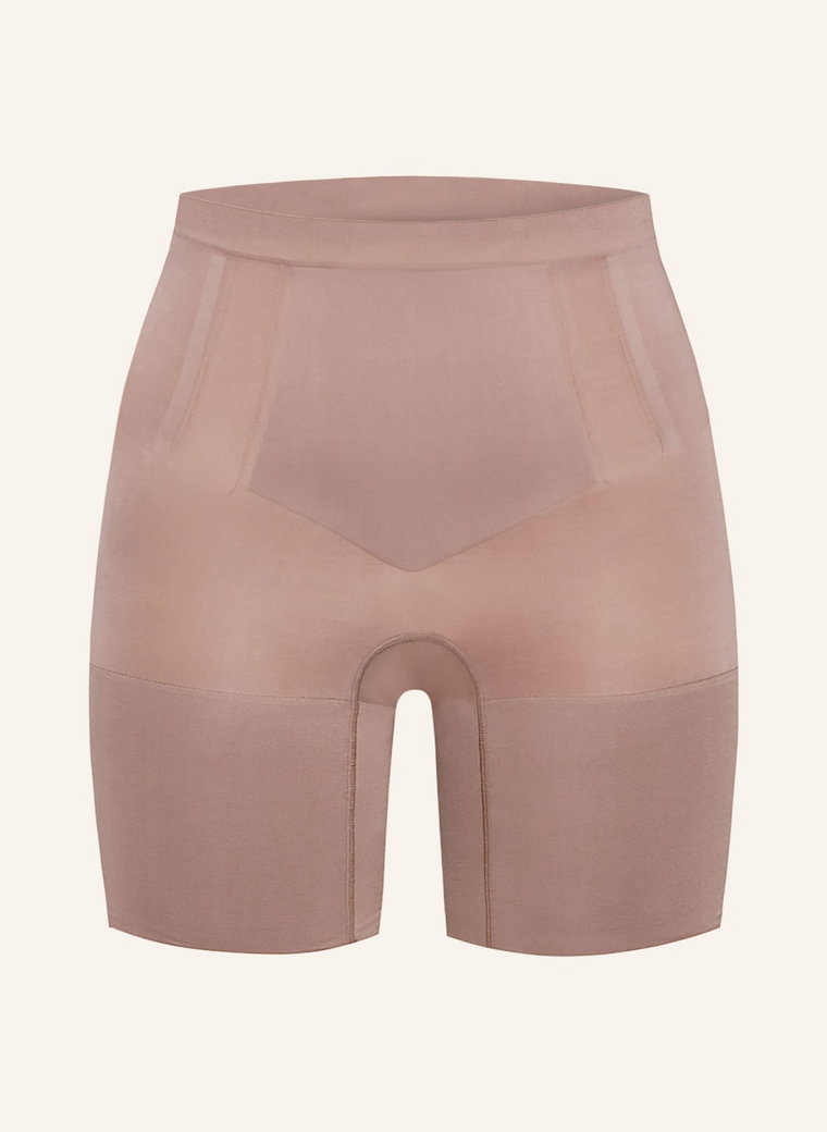 Spanx Szorty Modelujące Oncore High-Waisted Mid-Thigh Z Efektem Push-Up beige