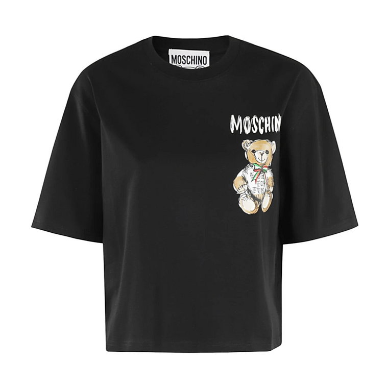 Stylowy Jersey T-shirt Moschino