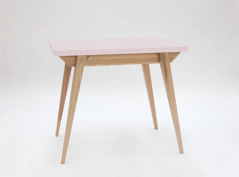 Stół ENVELOPE Rozkładany 90x65cm Różowy
