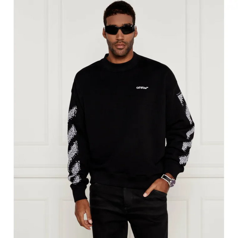 OFF-WHITE Bluza Pixel diag skate | Regular Fit