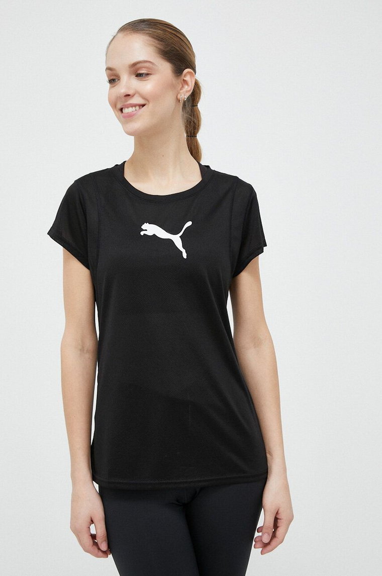 Puma t-shirt treningowy Train All Day kolor czarny 522344