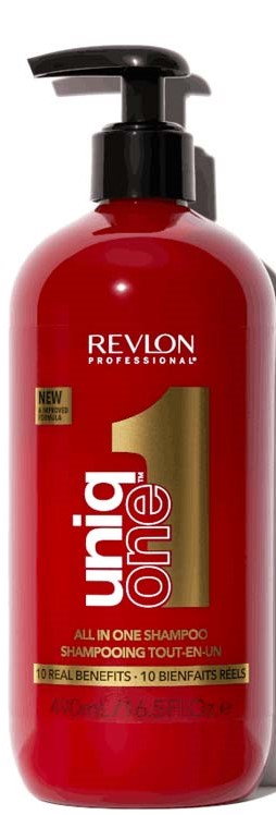 Szampon aby wzmocnić włosy Revlon Uniq One All In One Shampoo 490 ml (8432225129846). Szampony