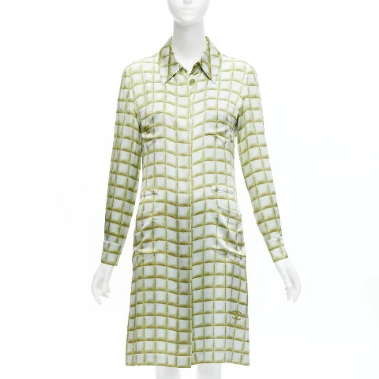 Pre-owned Silk dresses Chanel Vintage