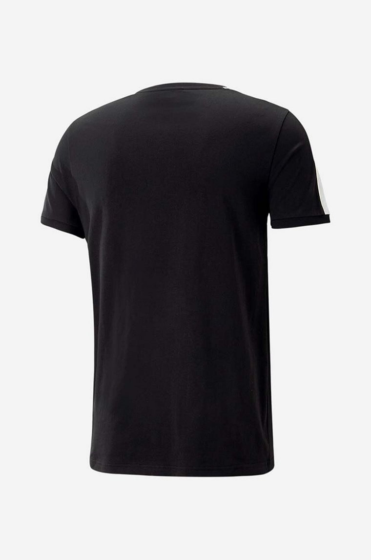 Puma t-shirt  T7 męski kolor czarny z aplikacją 538204