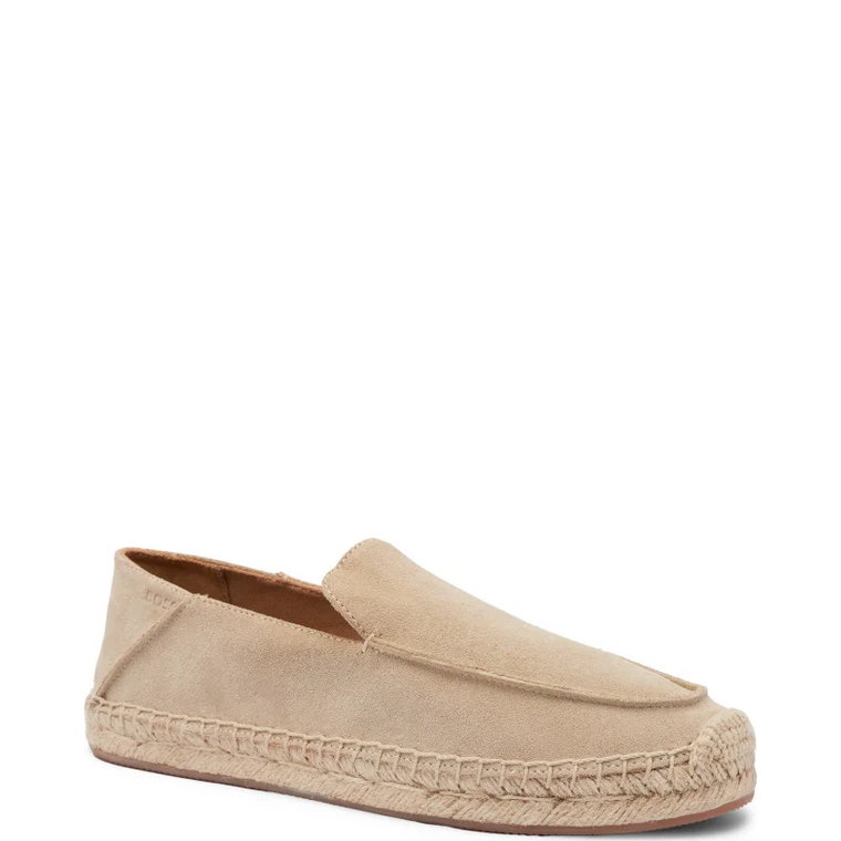 BOSS BLACK Skórzane espadryle Madeira