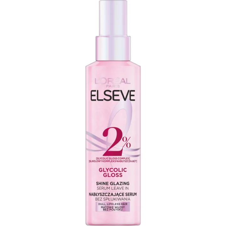 Elseve Glycolic Gloss Core, Mgiełka nabłyszczająca do włosów - Lamoda.pl
