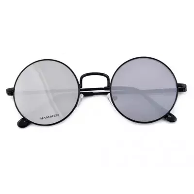 Lenonki okulary przeciwsłoneczne lustrzanki hippie retro z fleksami  HM-1580B Hammer
