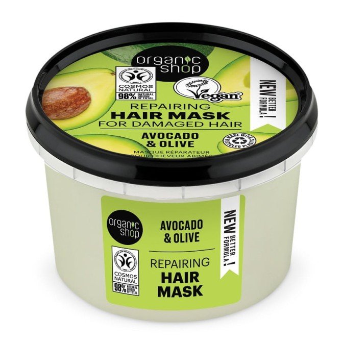 Organic Shop Express Repair Hair Mask odbudowująca maska do włosów Avocado & Honey 250ml