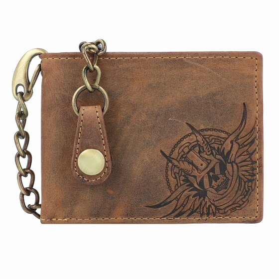 Greenburry Vintage Wallet RFID Leather 12 cm braun