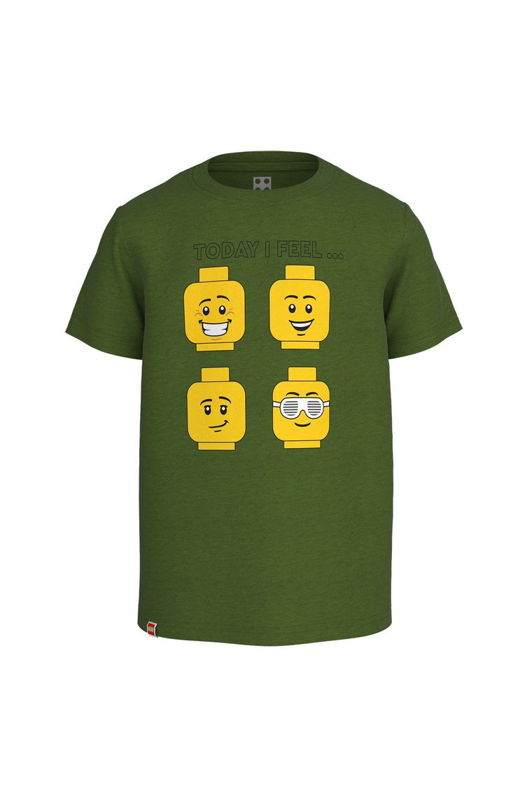 Koszulka chłopięca LEGO bawełniana zielona