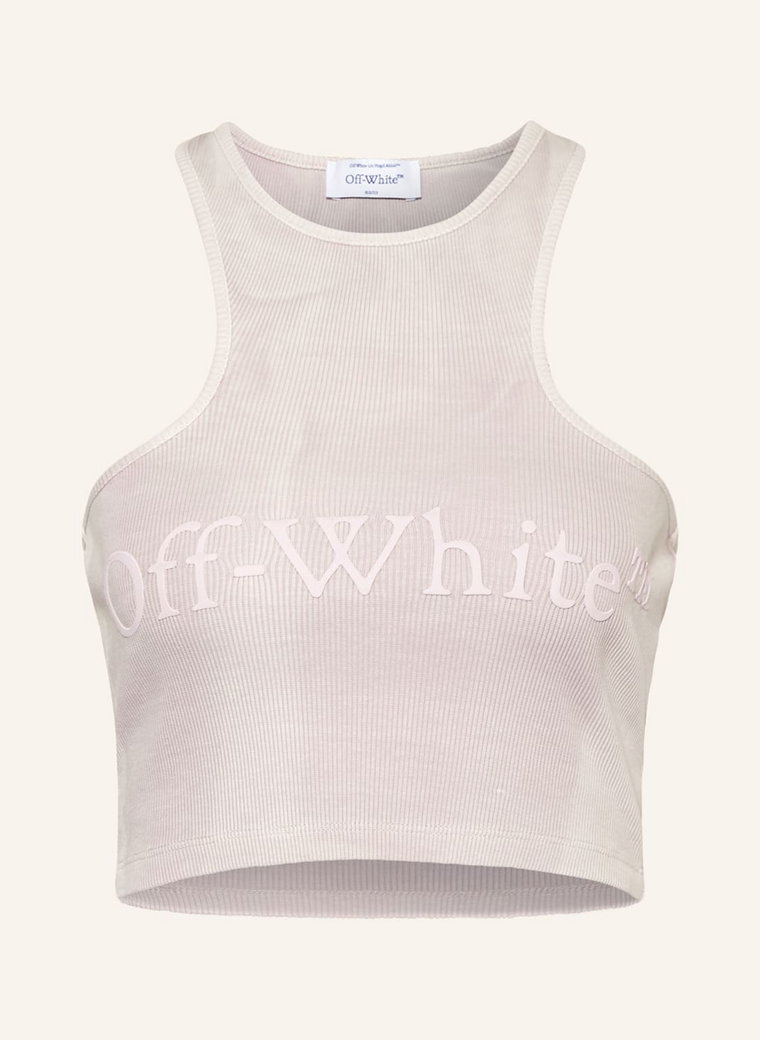 Off-White Krótki Top Laundry lila