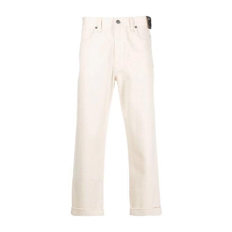 Ivory Straight Leg Jeans Fendi