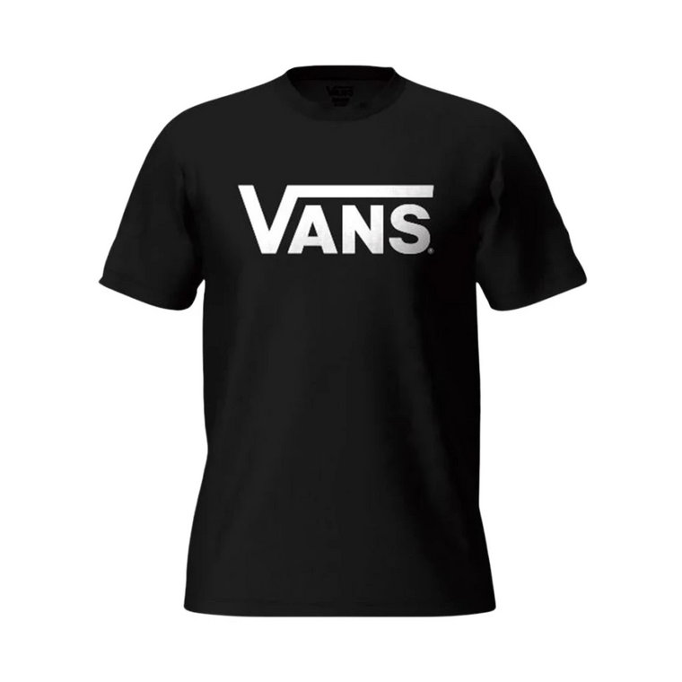 Klasyczny T-shirt w czarno-białe paski Vans