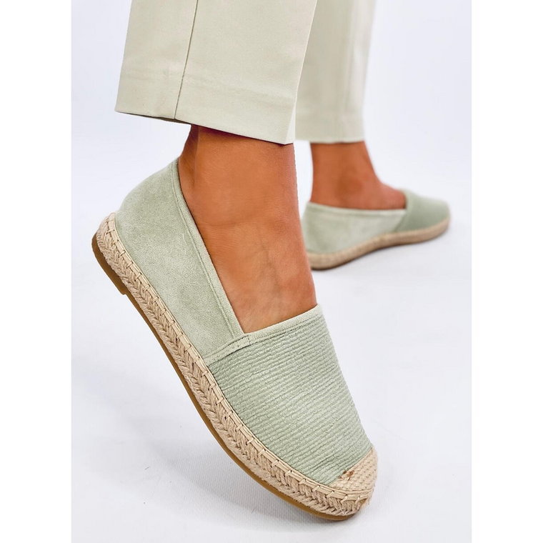 Espadryle damskie płócienne Haydon Green zielone