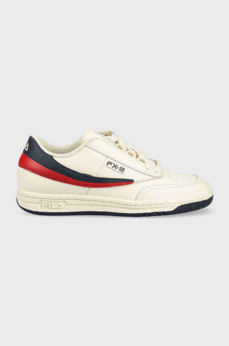 Fila sneakersy skórzane ORIGINAL TENNIS kolor beżowy