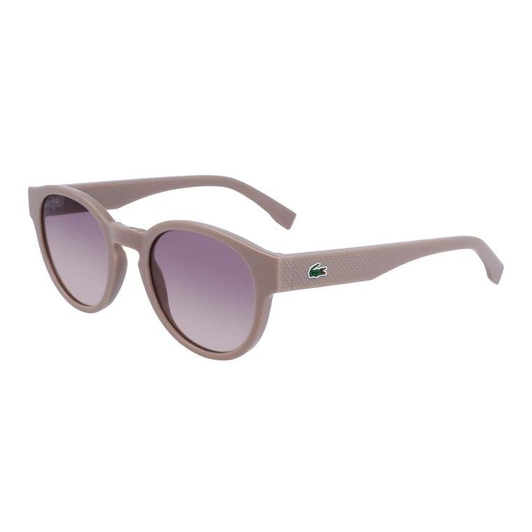 Beige Grey/Purple Grey Okulary przeciwsłoneczne Lacoste