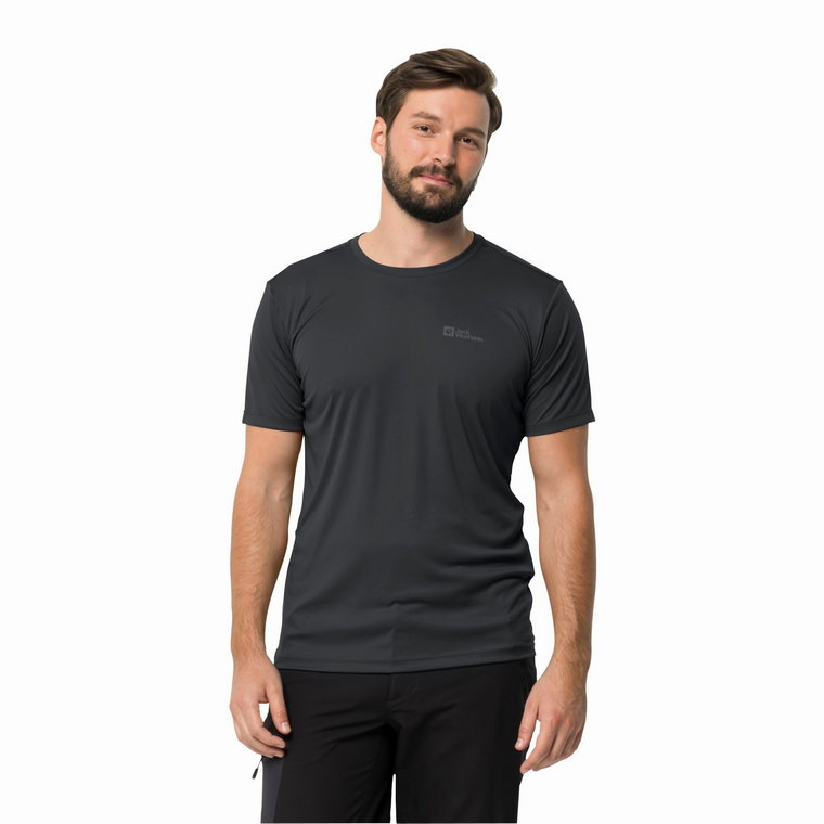 T-shirt męski Jack Wolfskin TECH T M phantom - M