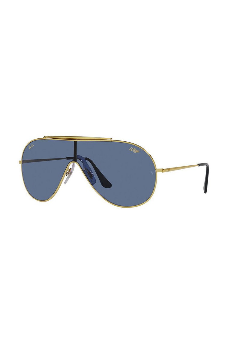 Ray-Ban okulary przeciwsłoneczne WINGS kolor niebieski 0RB3597