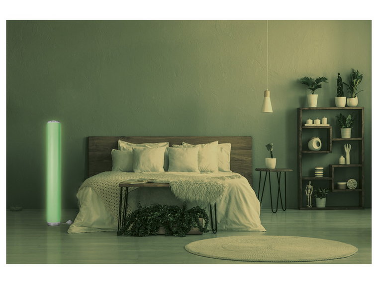 LIVARNO home Lampa podłogowa LED, z wyborem kolorów, 12,6 W (Bez efektu gwiazd)
