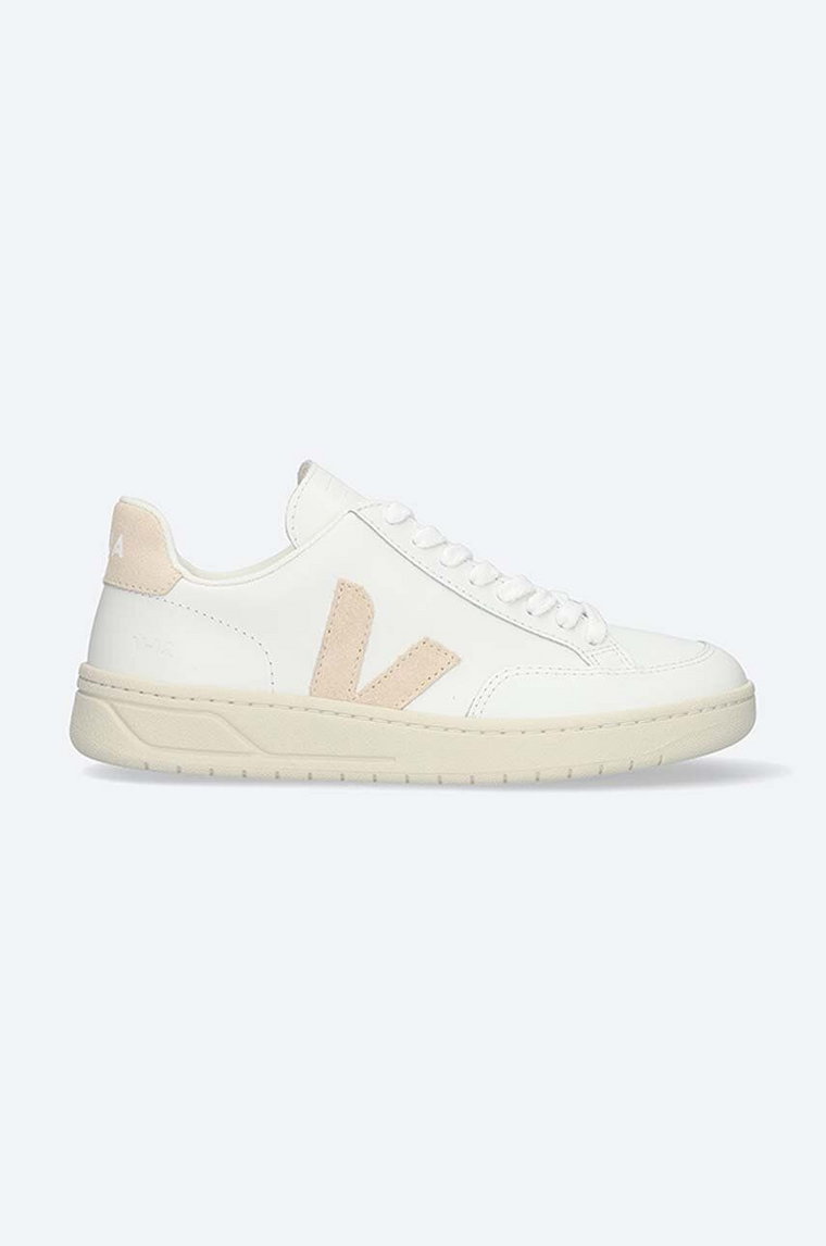 Veja sneakersy skórzane V-12 kolor biały XD0202335A