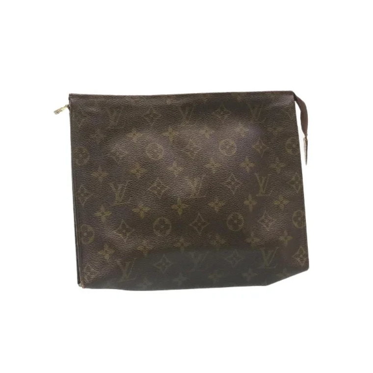 Używana Brązowa Torba na Ramię z Kanwy Louis Vuitton Vintage