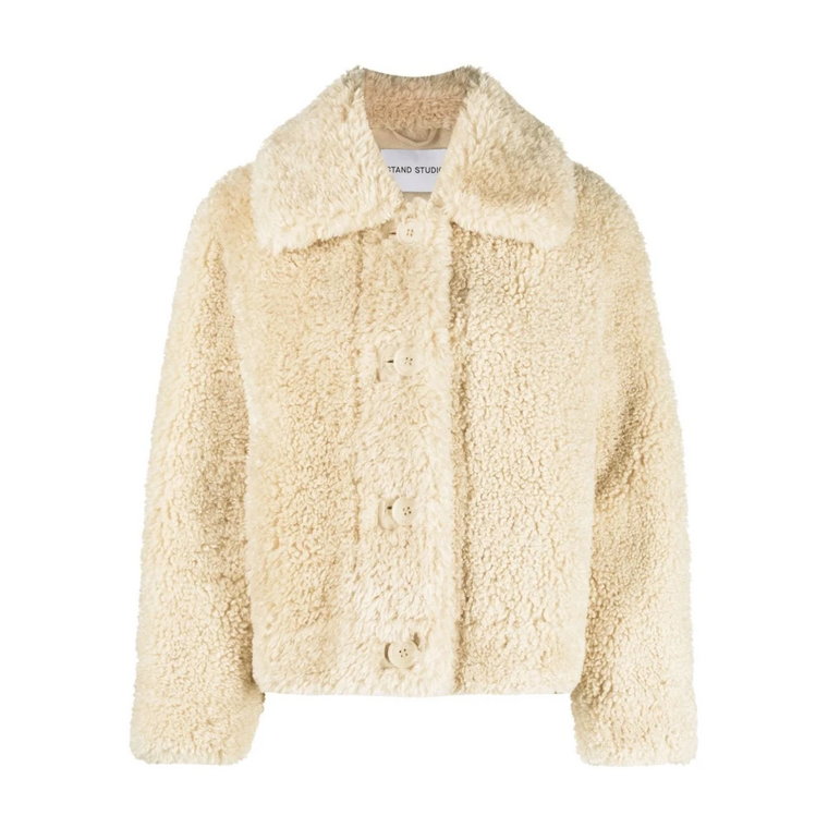 Luksusowa kurtka z imitacji futra shearling Stand Studio