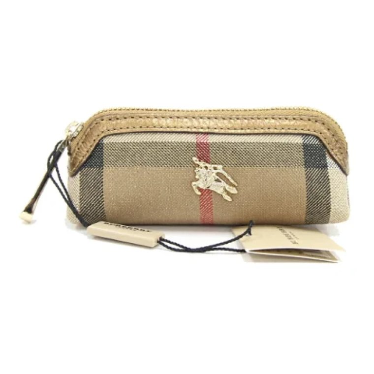 Pre-owned Fabric pouches Burberry Vintage